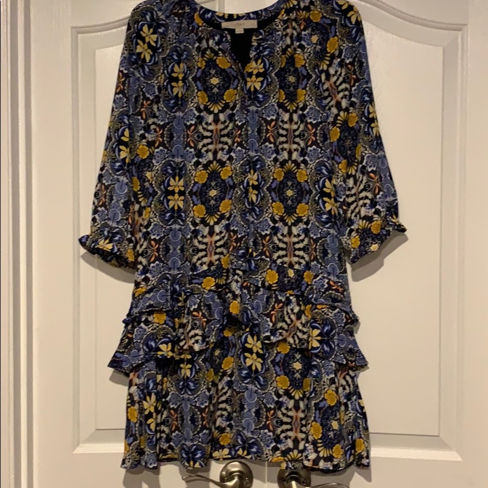 LOFT Ruffle Dress